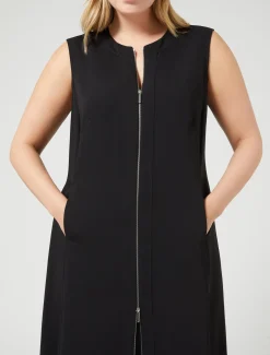 Marina Rinaldi Robe en cady léger NOIR Online