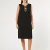 Marina Rinaldi Robe en cady triacétate NOIR Best