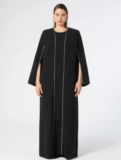 Marina Rinaldi Robe en cady triacétate NOIR Online