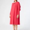 Marina Rinaldi Robe en cady triacétate FUCHSIA Fashion