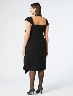 Marina Rinaldi Robe en cady triacétate NOIR Hot