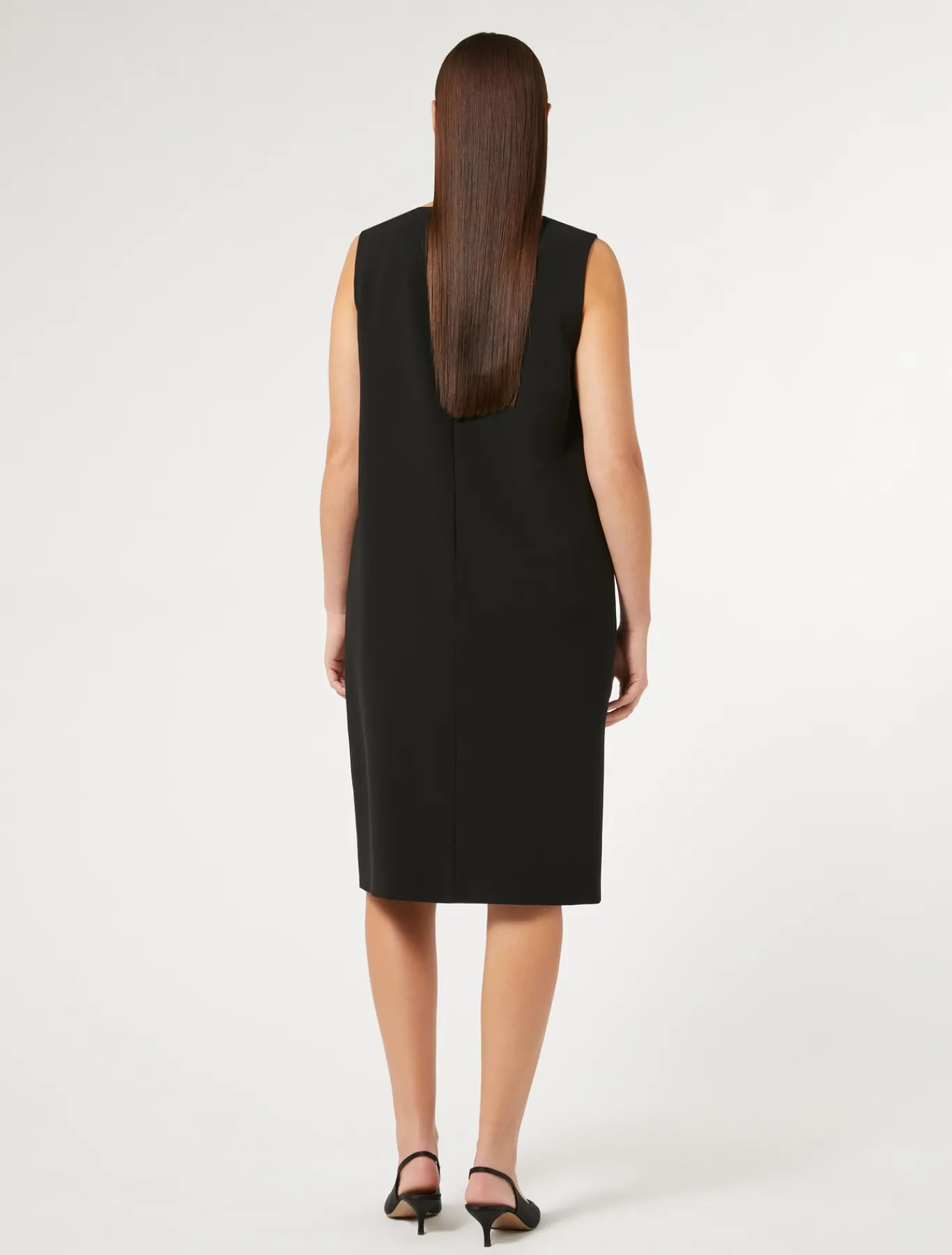 Marina Rinaldi Robe en cady triacétate NOIR Best