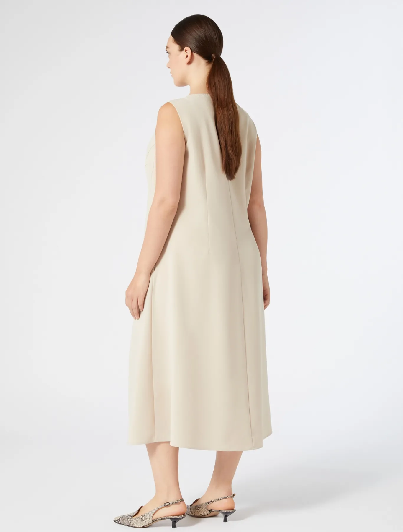 Marina Rinaldi Robe en cady triacétate BEIGE Hot
