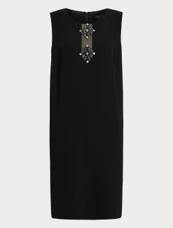 Marina Rinaldi Robe en cady triacétate NOIR Best