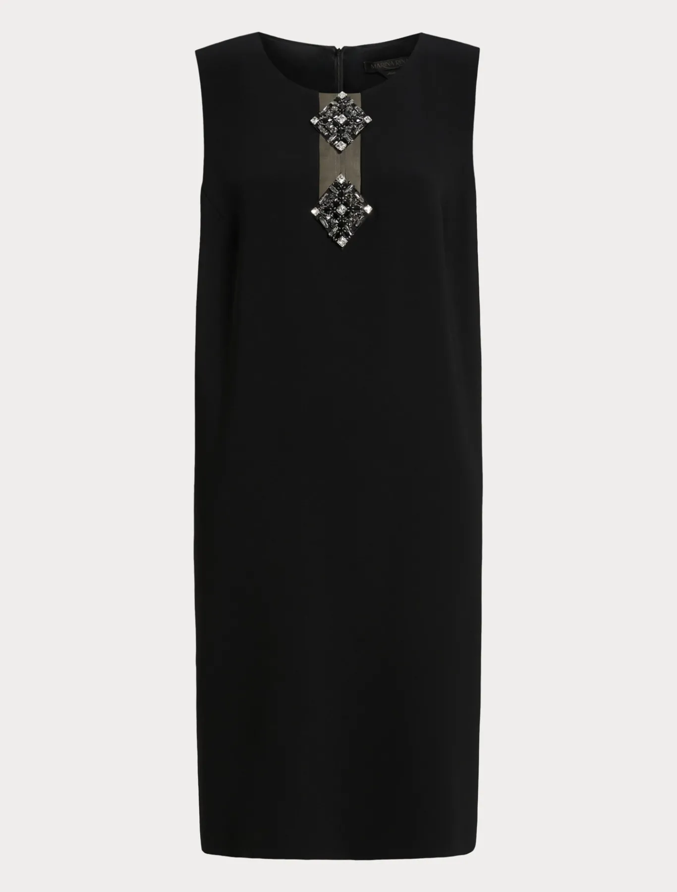 Marina Rinaldi Robe en cady triacétate NOIR Best
