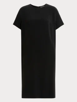 Marina Rinaldi Robe en cady triacétate NOIR Discount
