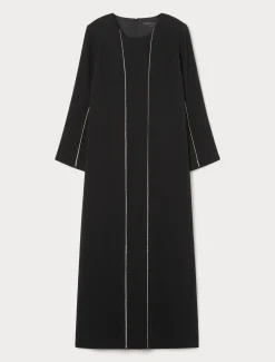 Marina Rinaldi Robe en cady triacétate NOIR Online