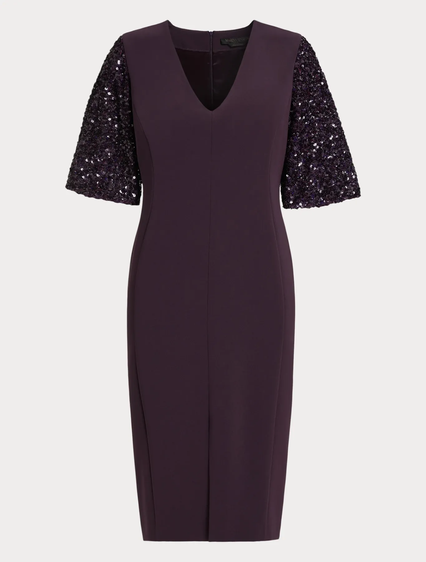Marina Rinaldi Robe en cady triacétate BORDEAUX Best
