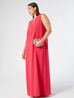 Marina Rinaldi Robe en cady triacétate FUCHSIA Online