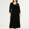 Marina Rinaldi Robe en chenille stretch NOIR Discount