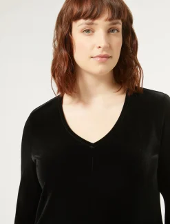 Marina Rinaldi Robe en chenille stretch NOIR Discount