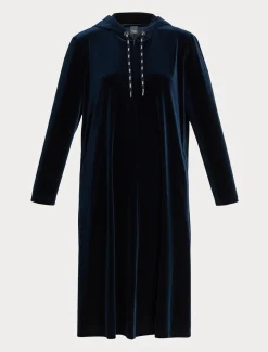 Marina Rinaldi Robe en chenille stretch BLEUNUIT Sale
