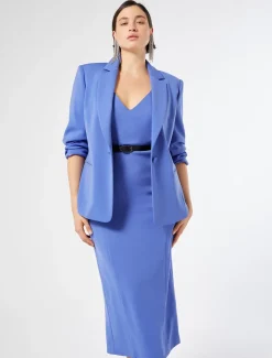 Marina Rinaldi Robe en crêpe BLEUET Sale