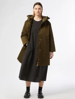Marina Rinaldi Robe en crêpe de Chine NOIR Clearance