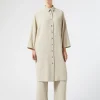 Marina Rinaldi Robe en crêpe envers satin BEIGE New