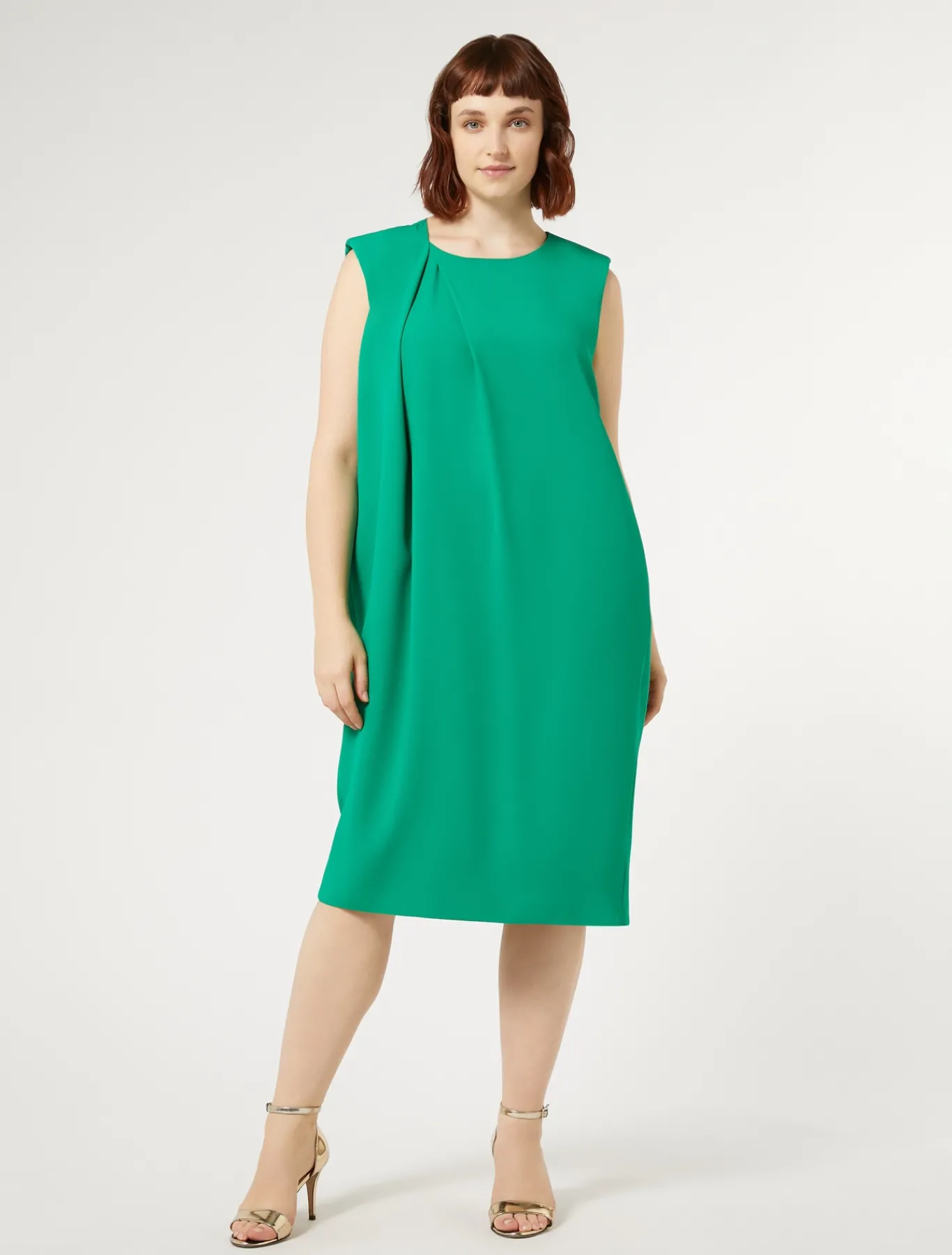 Marina Rinaldi Robe en crêpe envers satin VERTECLATANT Outlet