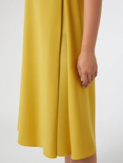 Marina Rinaldi Robe en crêpe envers satin OR Hot