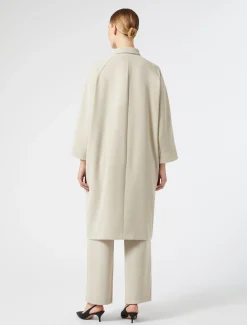 Marina Rinaldi Robe en crêpe envers satin BEIGE New