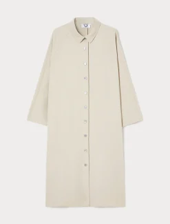 Marina Rinaldi Robe en crêpe envers satin BEIGE New