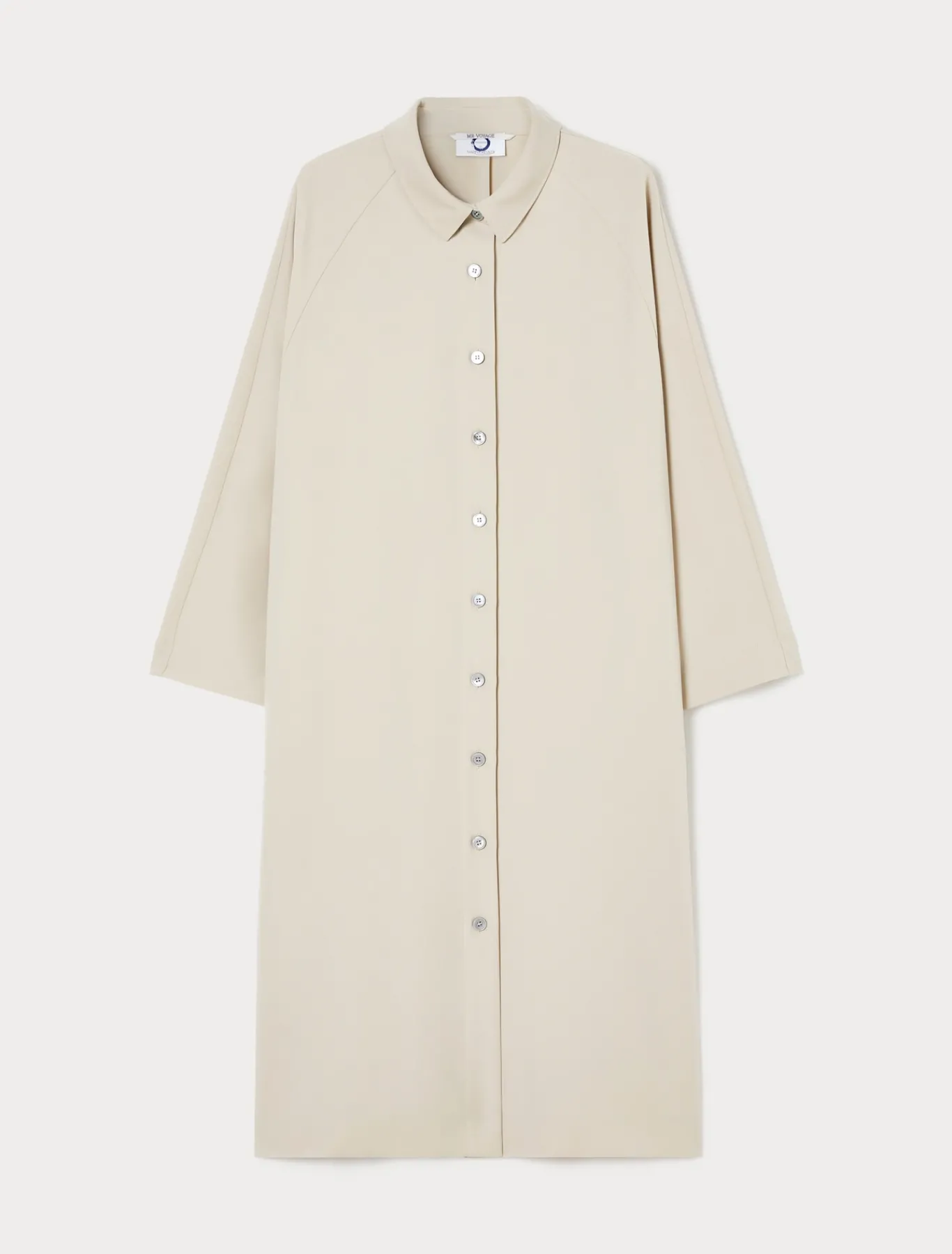 Marina Rinaldi Robe en crêpe envers satin BEIGE New