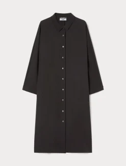 Marina Rinaldi Robe en crêpe envers satin NOIR Sale
