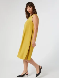 Marina Rinaldi Robe en crêpe envers satin OR Hot