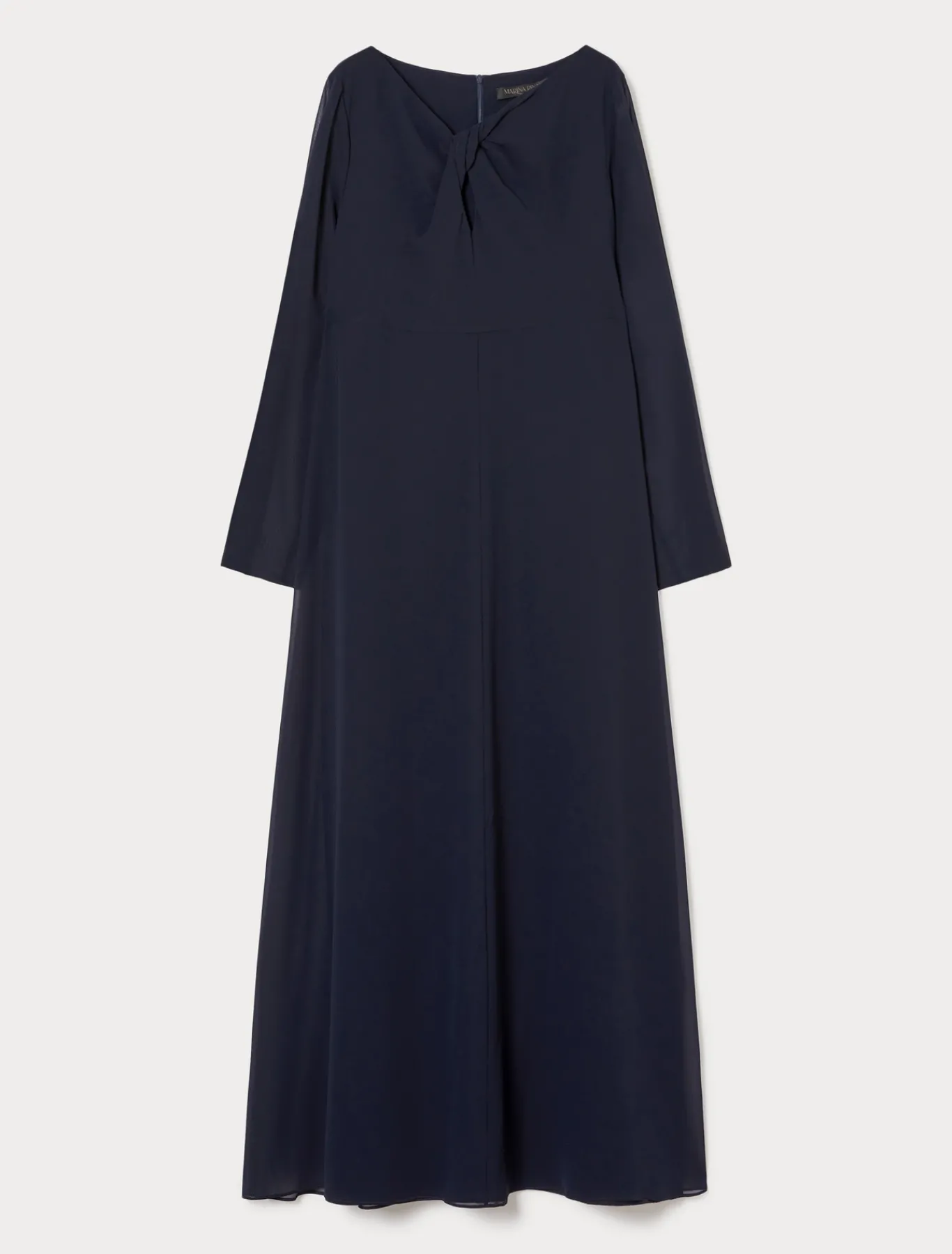 Marina Rinaldi Robe en crêpe georgette BLEUNUIT Sale