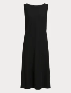 Marina Rinaldi Robe en crêpe satin NOIR Outlet