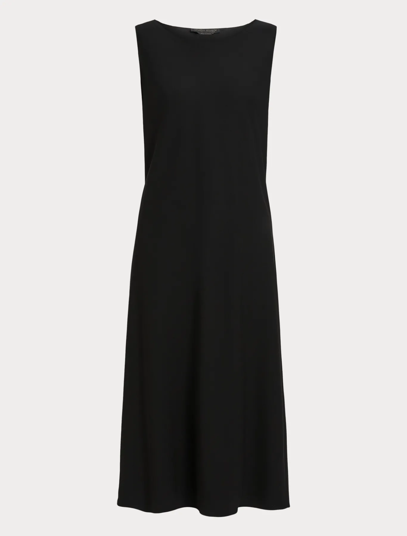 Marina Rinaldi Robe en crêpe satin NOIR Outlet