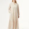 Marina Rinaldi Robe en dentelle de chenille NATUREL Clearance