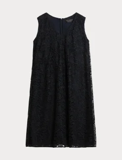 Marina Rinaldi Robe en dentelle lamée BLEUNUIT Fashion