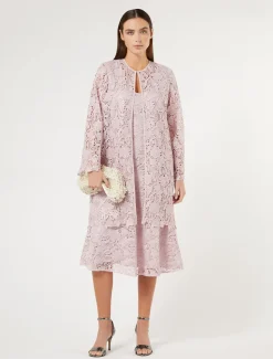 Marina Rinaldi Robe en dentelle lamée ROSE Clearance