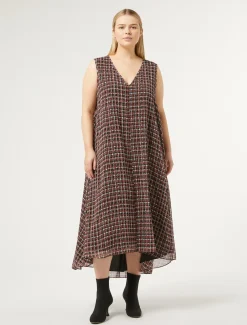 Marina Rinaldi Robe en georgette NOIR Hot