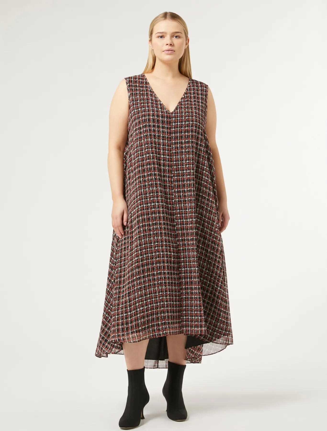 Marina Rinaldi Robe en georgette NOIR Hot