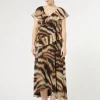 Marina Rinaldi Robe en georgette NOIR Sale