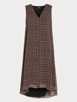 Marina Rinaldi Robe en georgette NOIR Hot