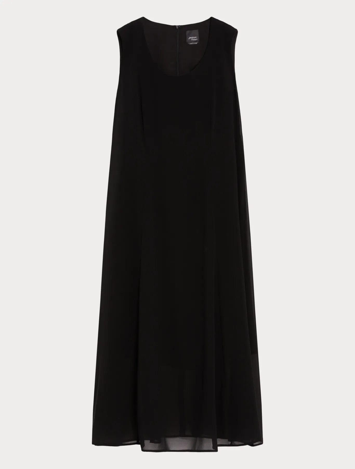 Marina Rinaldi Robe en georgette NOIR Online