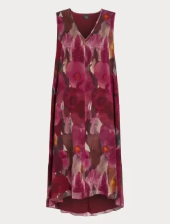 Marina Rinaldi Robe en georgette RUBIS Clearance