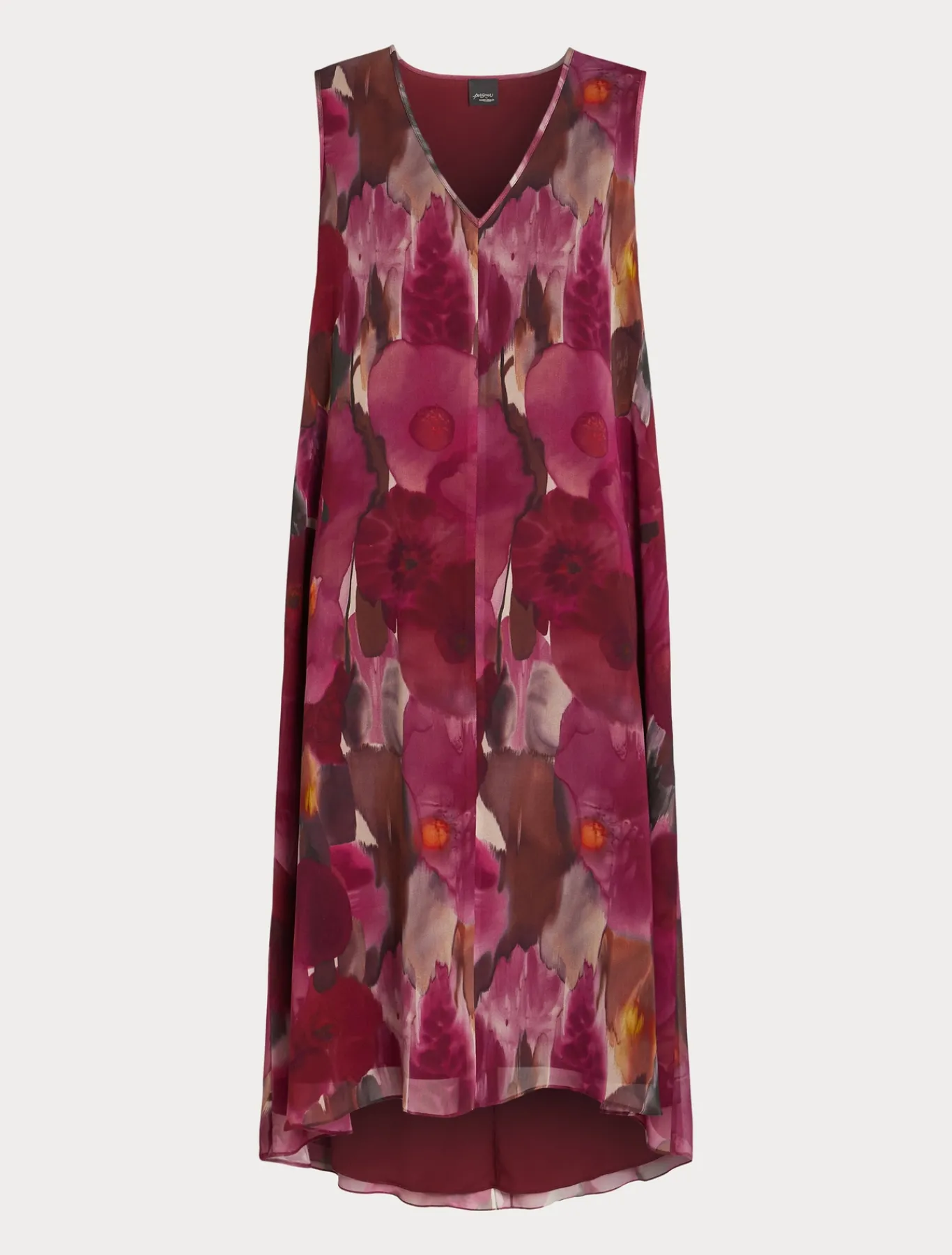 Marina Rinaldi Robe en georgette RUBIS Clearance