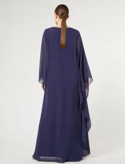 Marina Rinaldi Robe en georgette de soie BLEUMARINE Best