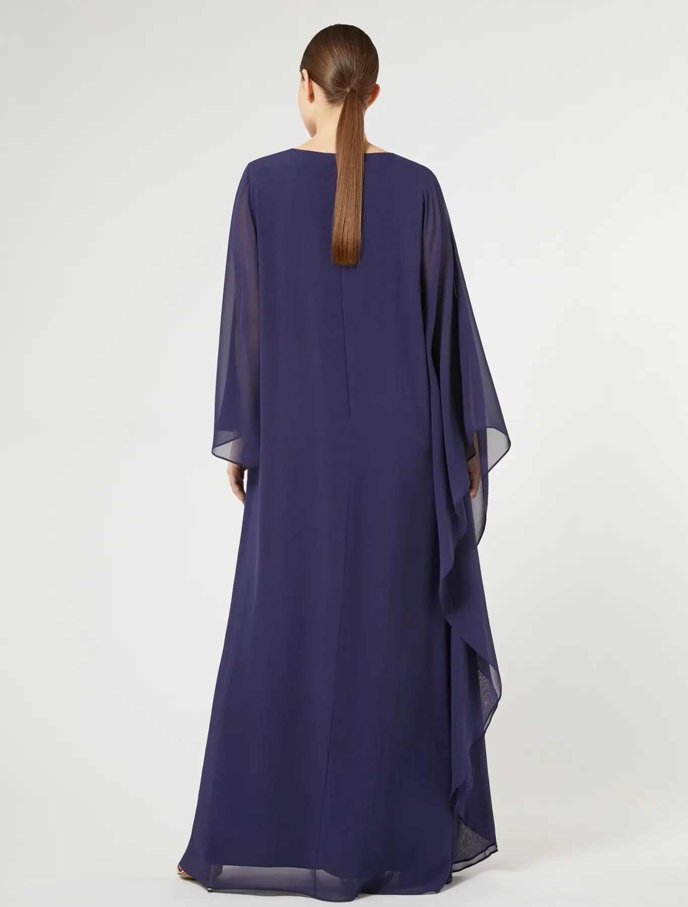 Marina Rinaldi Robe en georgette de soie BLEUMARINE Best