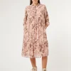 Marina Rinaldi Robe en georgette imprimée VIEUXROSE Fashion