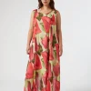 Marina Rinaldi Robe en georgette imprimée ROSE Best