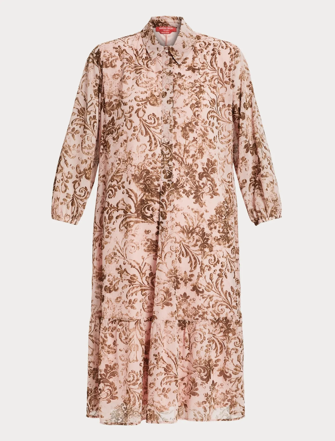 Marina Rinaldi Robe en georgette imprimée VIEUXROSE Fashion