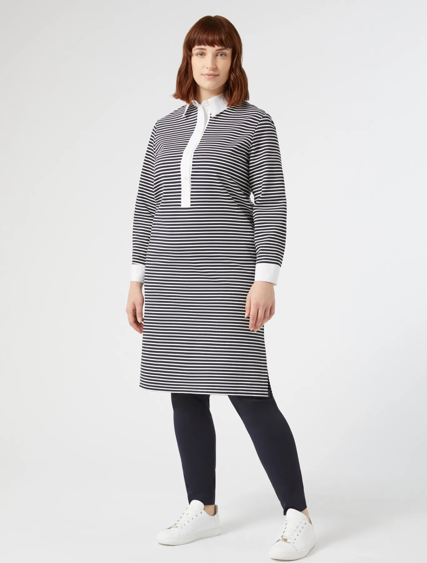 Marina Rinaldi Robe en jersey BLEU Sale