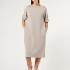 Marina Rinaldi Robe en jersey GRISTOURTERELLE Best