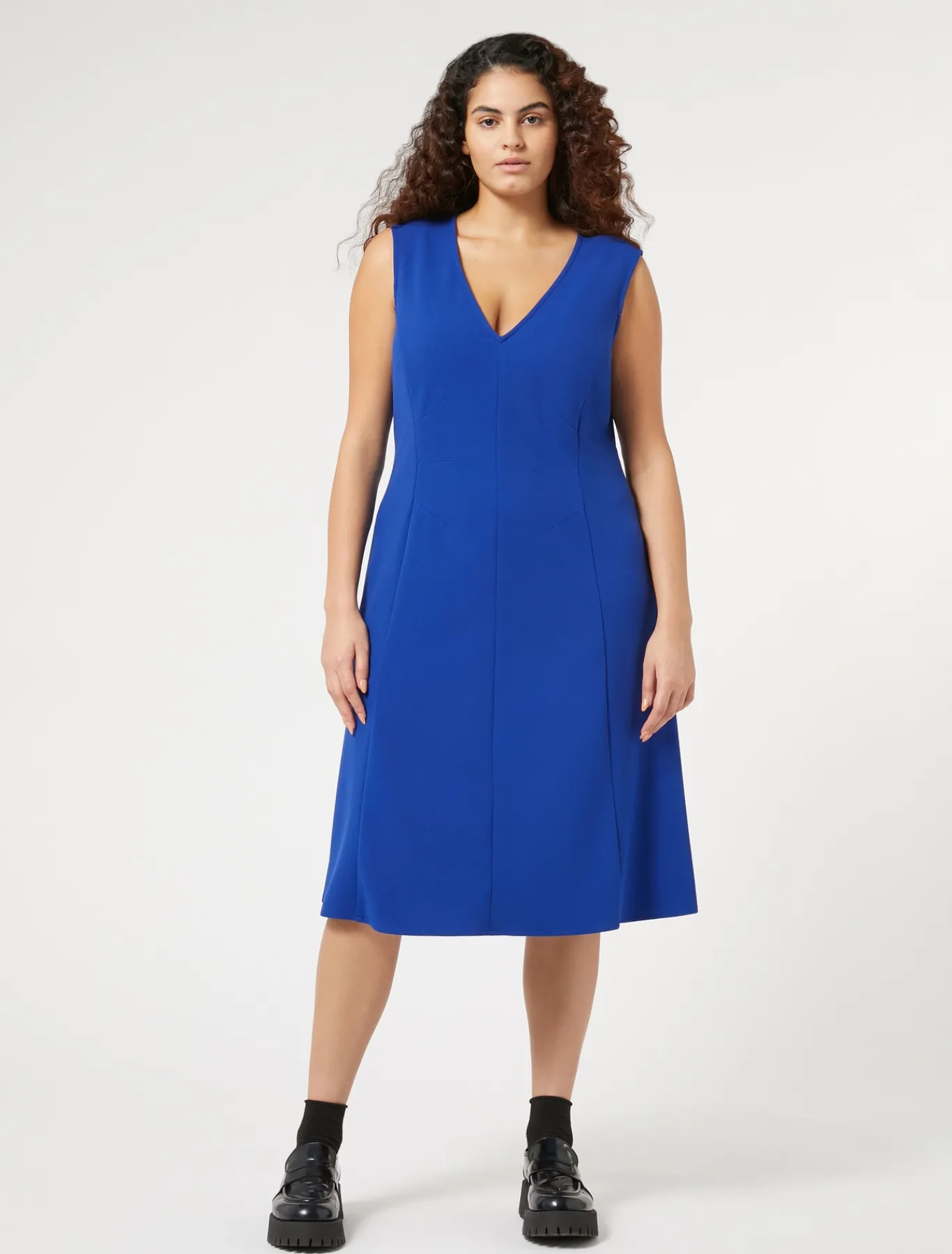 Marina Rinaldi Robe en jersey BLEUET Best