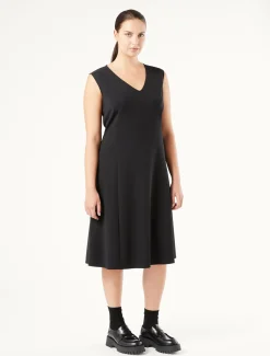 Marina Rinaldi Robe en jersey NOIR New