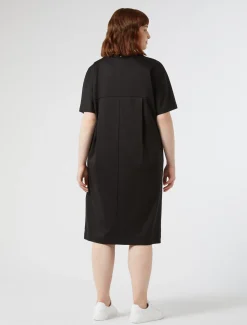 Marina Rinaldi Robe en jersey NOIR Outlet
