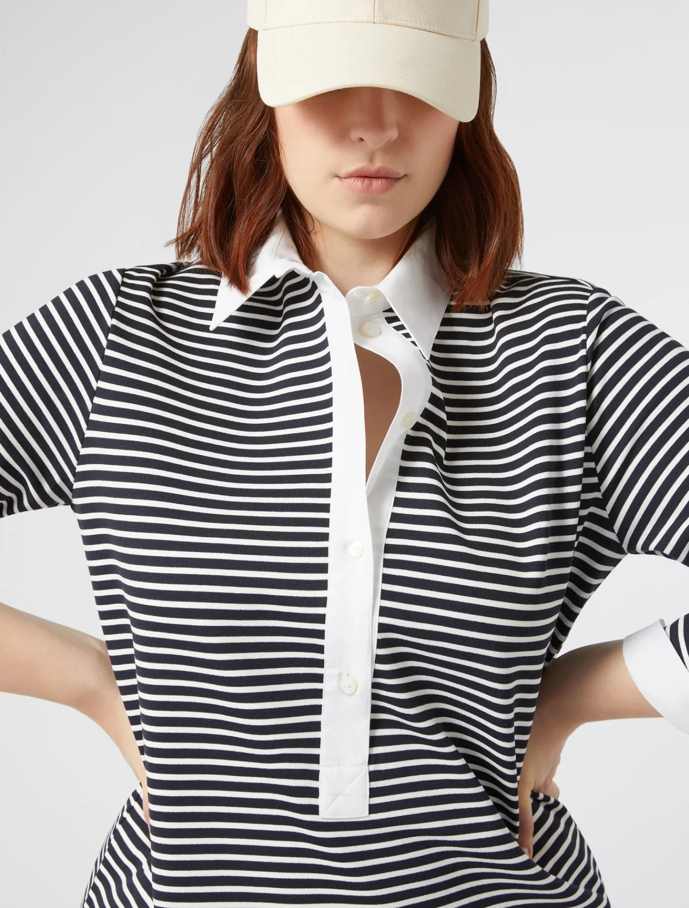 Marina Rinaldi Robe en jersey BLEU Sale